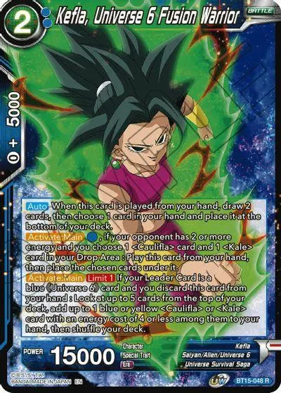 Kefla, Universe 6 Fusion Warrior (BT15-048) [Saiyan Showdown] - Doe's Cards