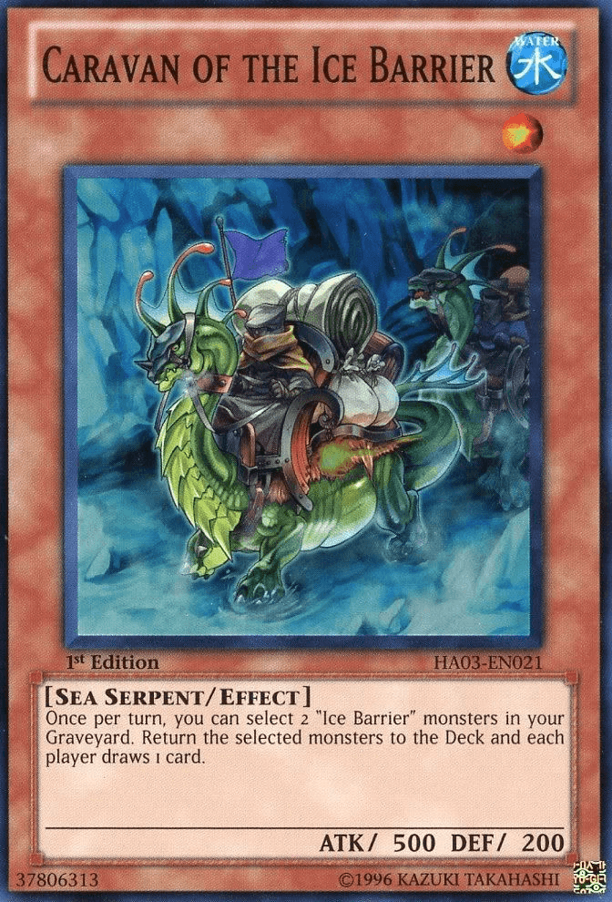 Caravan of the Ice Barrier [HA03-EN021] Super Rare - Doe's Cards