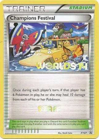 Champions Festival (XY27) (2014 Staff) [XY: Black Star Promos] - Doe's Cards