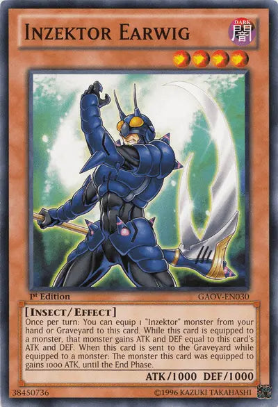 Inzektor Earwig [GAOV-EN030] Common - Doe's Cards