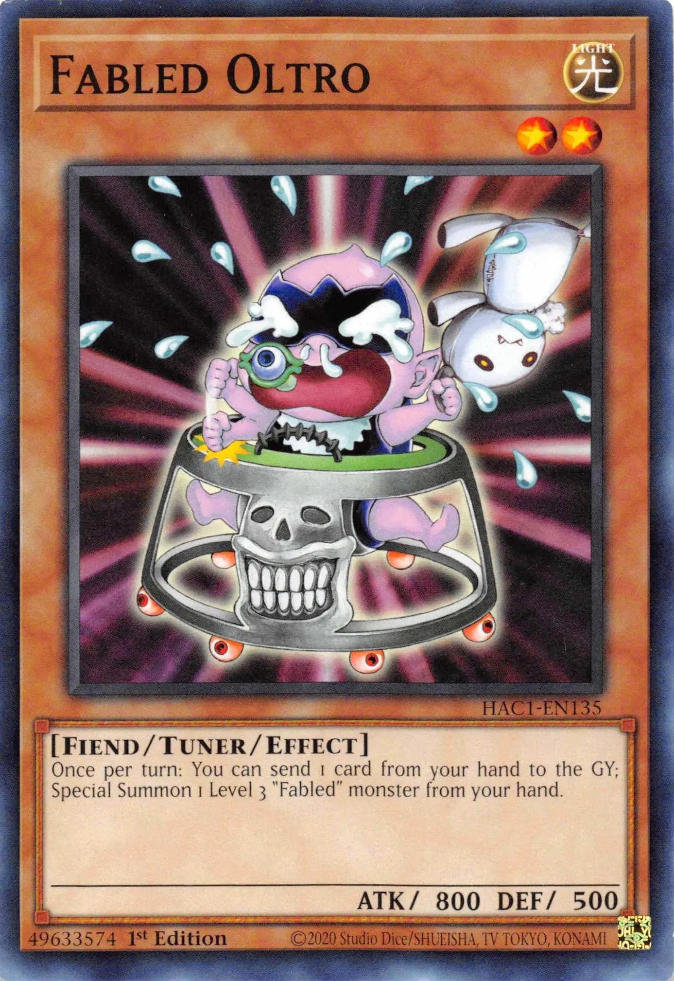 Fabled Oltro [HAC1-EN135] Common - Doe's Cards
