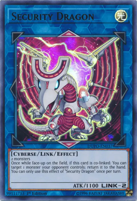 Security Dragon [DUPO-EN037] Ultra Rare - Doe's Cards