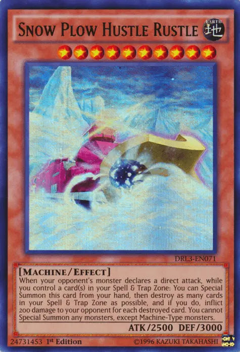 Snow Plow Hustle Rustle [DRL3-EN071] Ultra Rare - Doe's Cards