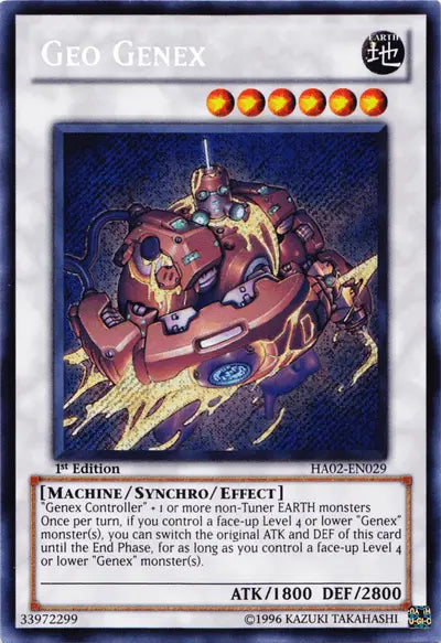 Geo Genex [HA02-EN029] Secret Rare - Doe's Cards