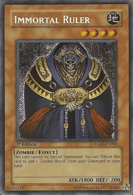 Immortal Ruler [RGBT-EN082] Secret Rare - Doe's Cards