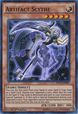 Artifact Scythe [MP15-EN001] Super Rare - Doe's Cards