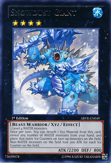 Snowdust Giant [ABYR-EN049] Rare - Doe's Cards