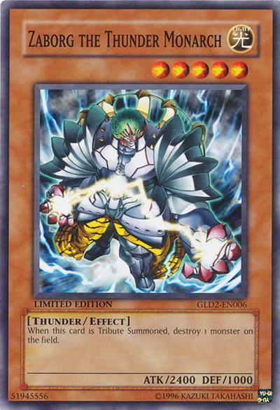 Zaborg the Thunder Monarch [GLD2-EN006] Common - Doe's Cards