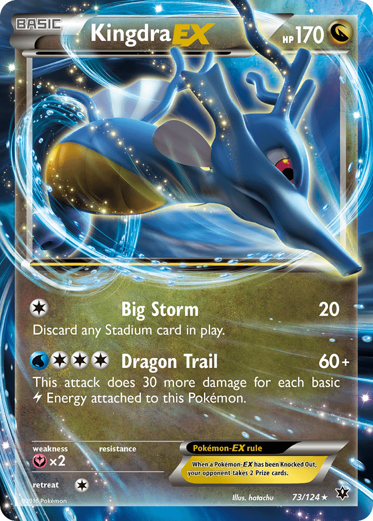 Kingdra EX (73/124) [XY: Fates Collide] - Doe's Cards