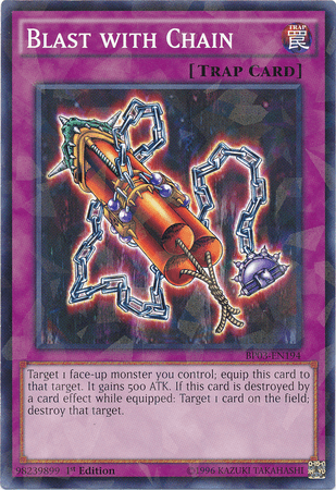 Blast with Chain [BP03-EN194] Shatterfoil Rare - Doe's Cards