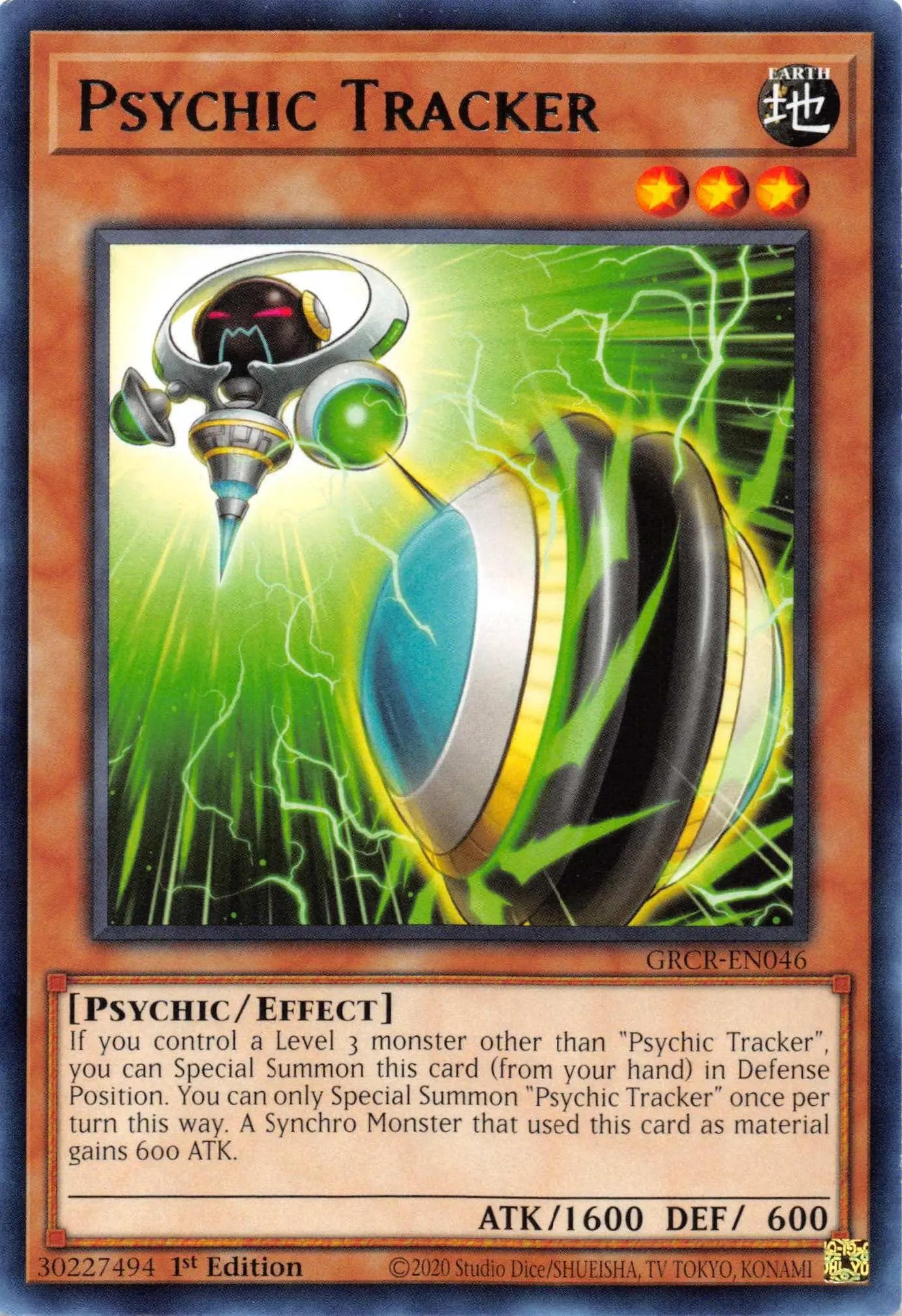 Psychic Tracker [GRCR-EN046] Rare - Doe's Cards