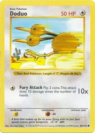 Doduo (48/102) [Base Set Shadowless Unlimited] - Doe's Cards