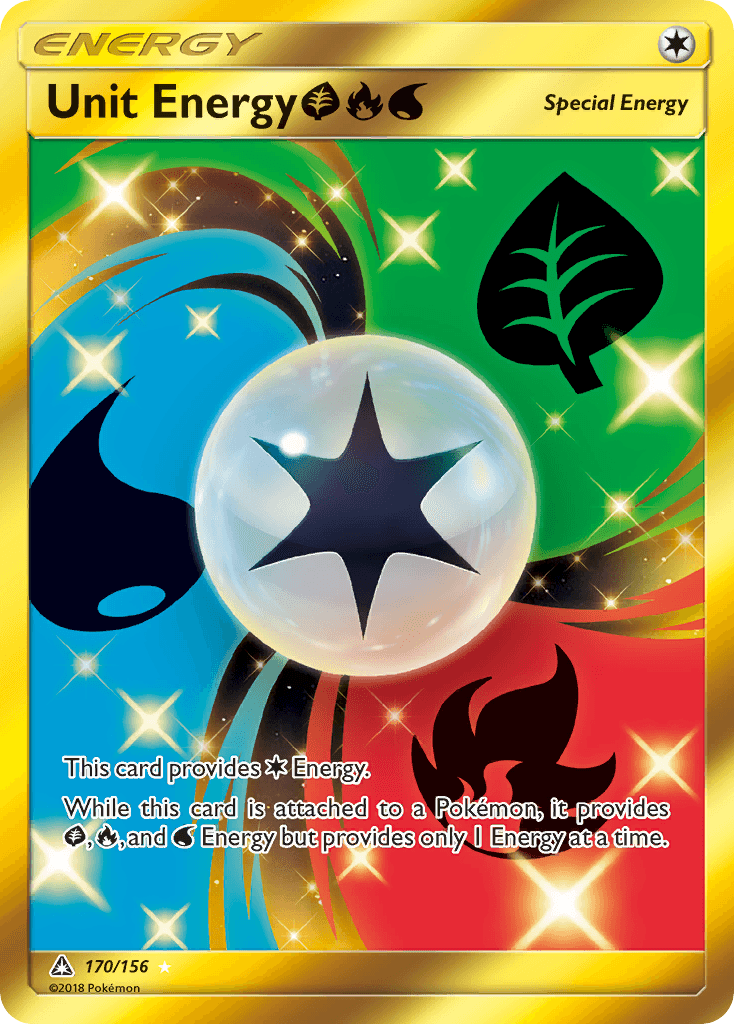 Unit Energy (170/156) (Grass, Fire, Water) [Sun & Moon: Ultra Prism] - Doe's Cards