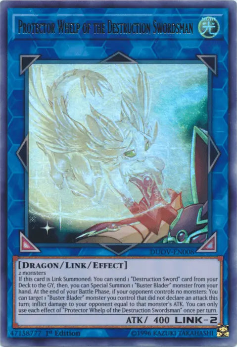 Protector Whelp of the Destruction Swordsman [DUOV-EN008] Ultra Rare - Doe's Cards