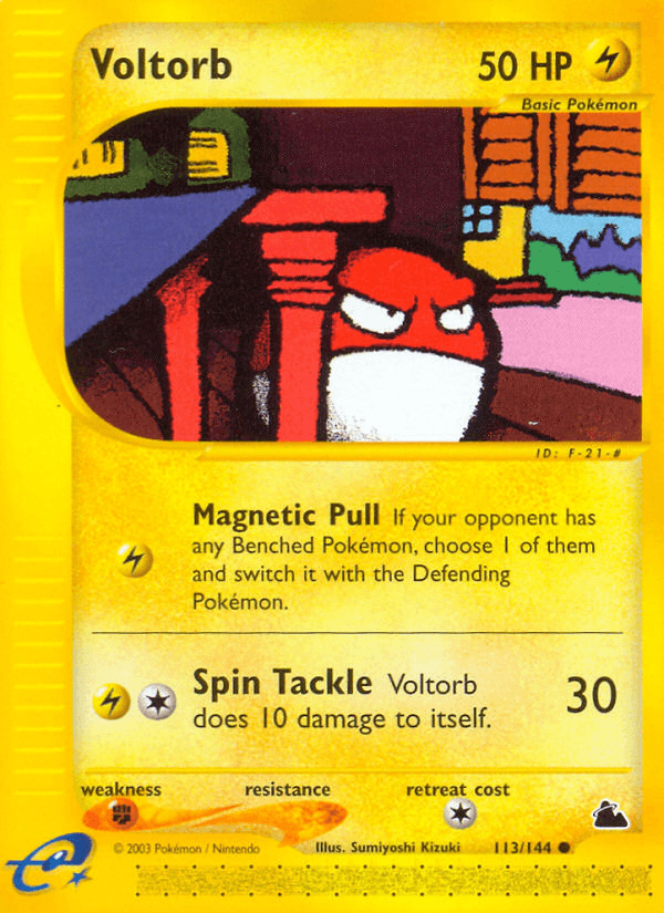 Voltorb (113/144) [Skyridge] - Doe's Cards