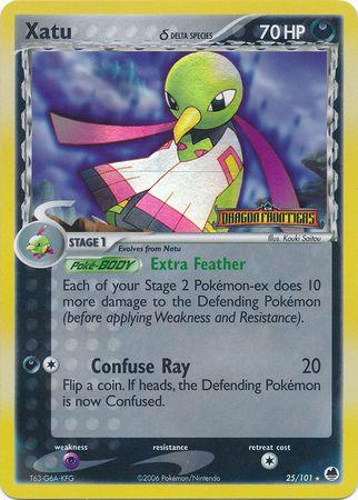 Xatu (25/101) (Delta Species) (Stamped) [EX: Dragon Frontiers] - Doe's Cards