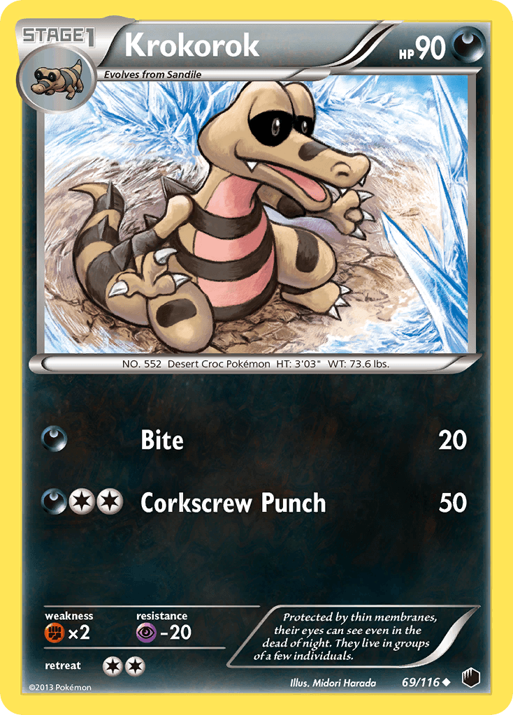 Krokorok (69/116) [Black & White: Plasma Freeze] - Doe's Cards