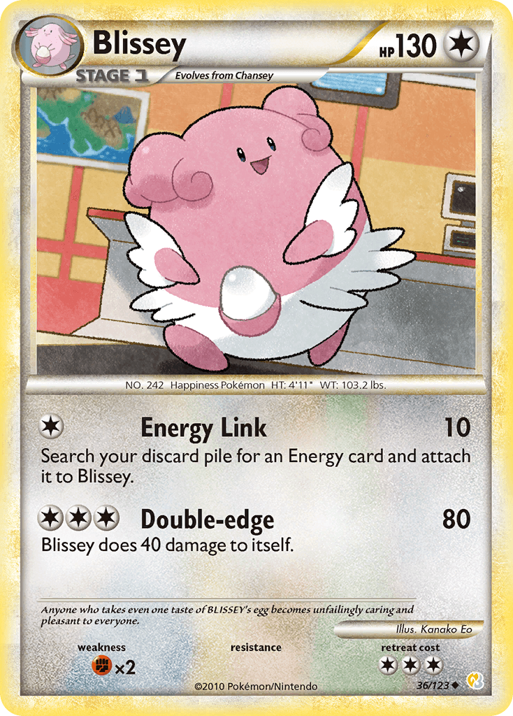 Blissey (36/123) [HeartGold & SoulSilver: Base Set] - Doe's Cards