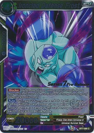 Ironclad Defense Frost (BT7-086_PR) [Assault of the Saiyans Prerelease Promos] - Doe's Cards