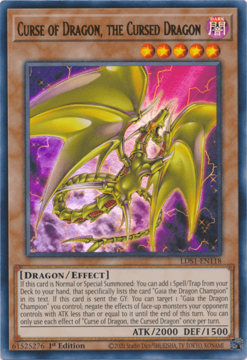 Curse of Dragon, the Cursed Dragon [LDS1-EN118] Ultra Rare - Doe's Cards