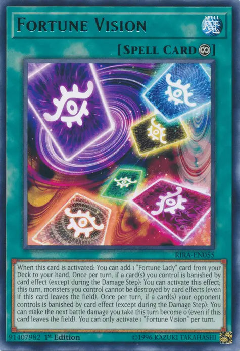 Fortune Vision [RIRA-EN055] Rare - Doe's Cards