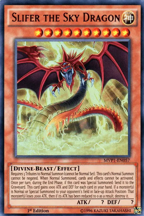 Slifer the Sky Dragon [MVP1-EN057] Ultra Rare - Doe's Cards
