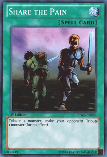 Share the Pain [BPW2-EN066] Super Rare - Doe's Cards