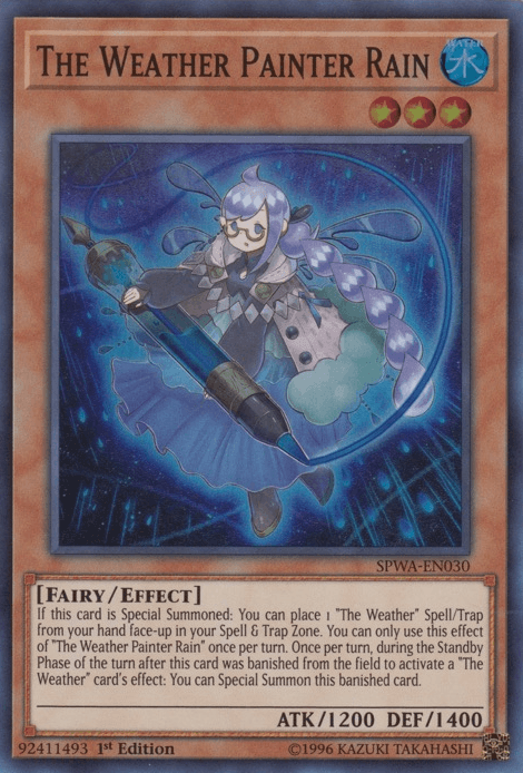 The Weather Painter Rain [SPWA-EN030] Super Rare - Doe's Cards