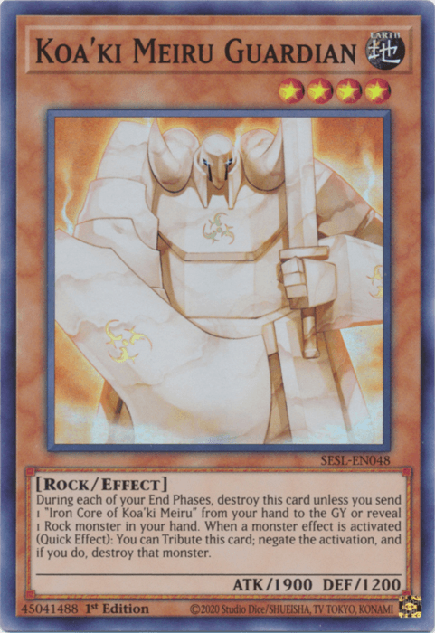 Koa'ki Meiru Guardian [SESL-EN048] Super Rare - Doe's Cards