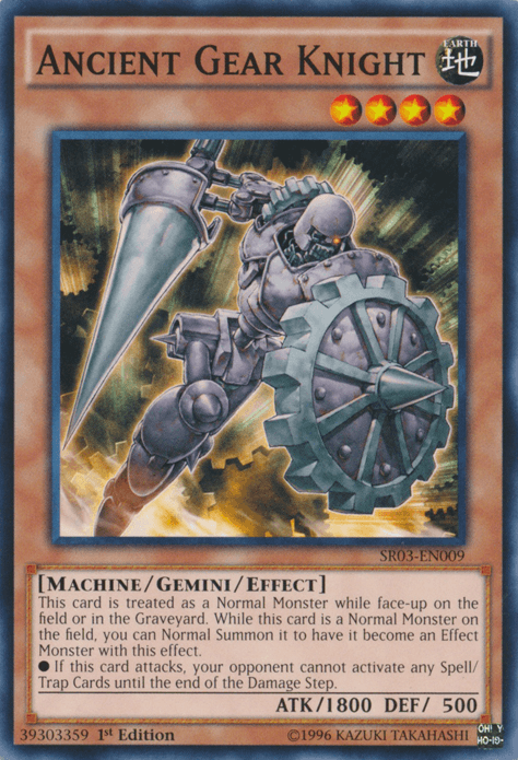 Ancient Gear Knight [SR03-EN009] Common - Doe's Cards