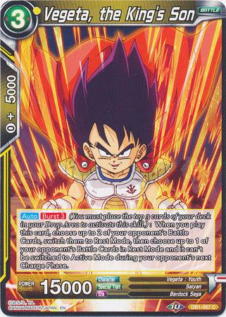 Vegeta, the King's Son (DB1-067) [Dragon Brawl] - Doe's Cards