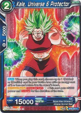 Kale, Universe 6 Protector (BT9-034) [Universal Onslaught] - Doe's Cards