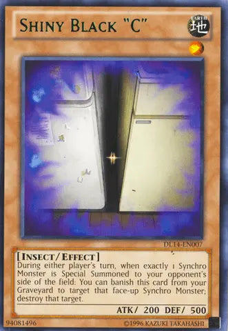 Shiny Black "C" (Green) [DL14-EN007] Rare - Doe's Cards