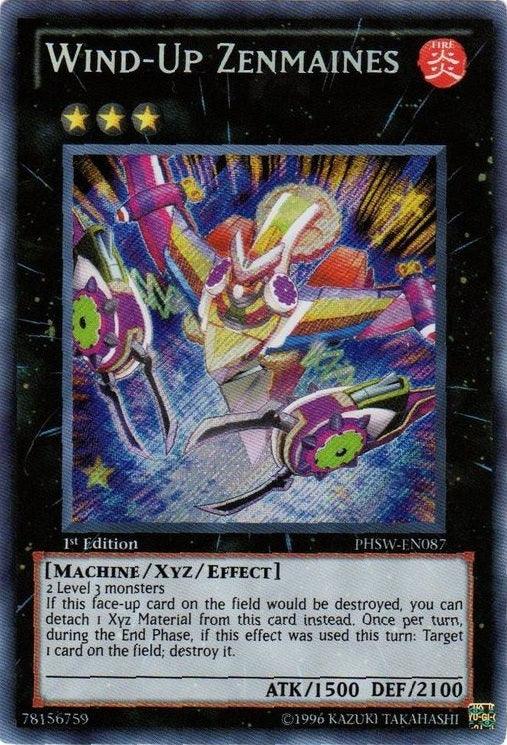 Wind-Up Zenmaines [PHSW-EN087] Secret Rare - Doe's Cards