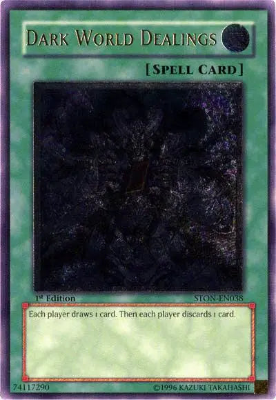 Dark World Dealings [STON-EN038] Ultimate Rare - Doe's Cards