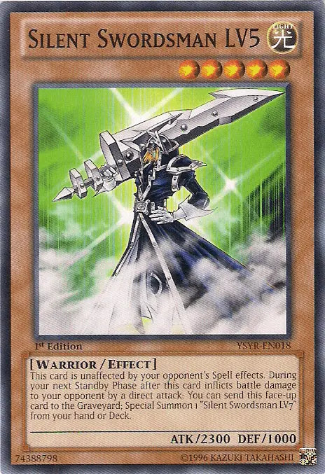 Silent Swordsman LV5 [YSYR-EN018] Common - Doe's Cards