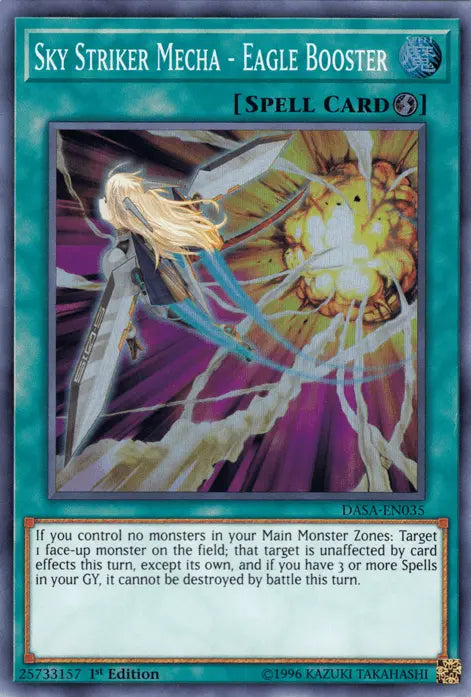 Sky Striker Mecha - Eagle Booster [DASA-EN035] Super Rare - Doe's Cards