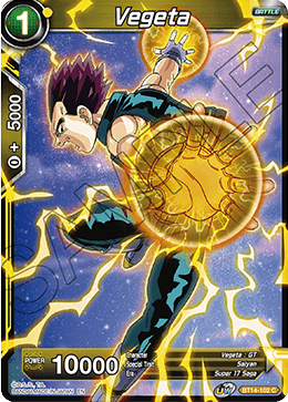 Vegeta (BT14-102) (BT14-102) [Cross Spirits] - Doe's Cards