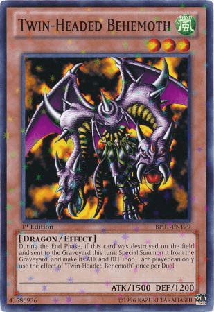 Twin-Headed Behemoth [BP01-EN179] Starfoil Rare - Doe's Cards