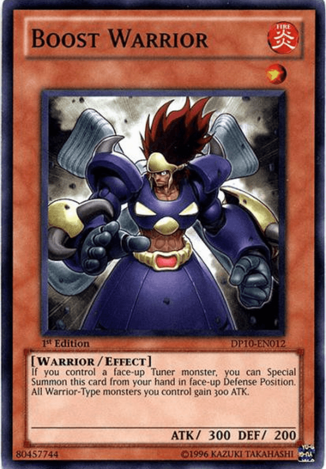 Boost Warrior [DP10-EN012] Super Rare - Doe's Cards