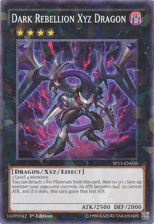 Dark Rebellion Xyz Dragon [SP15-EN036] Shatterfoil Rare - Doe's Cards