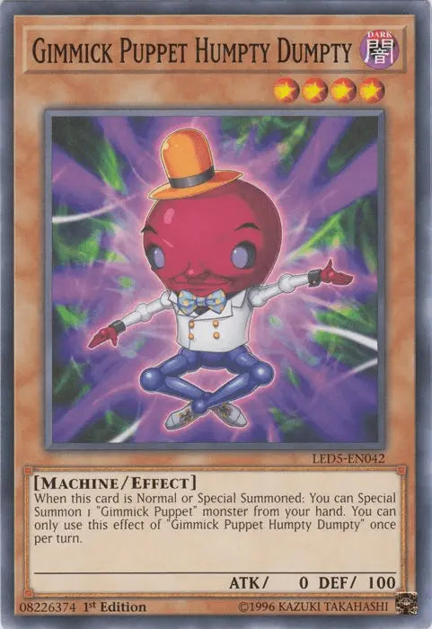 Gimmick Puppet Humpty Dumpty [LED5-EN042] Common - Doe's Cards