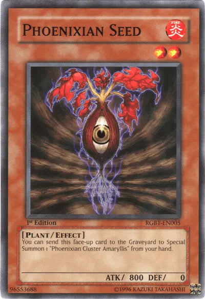 Phoenixian Seed [RGBT-EN005] Common - Doe's Cards