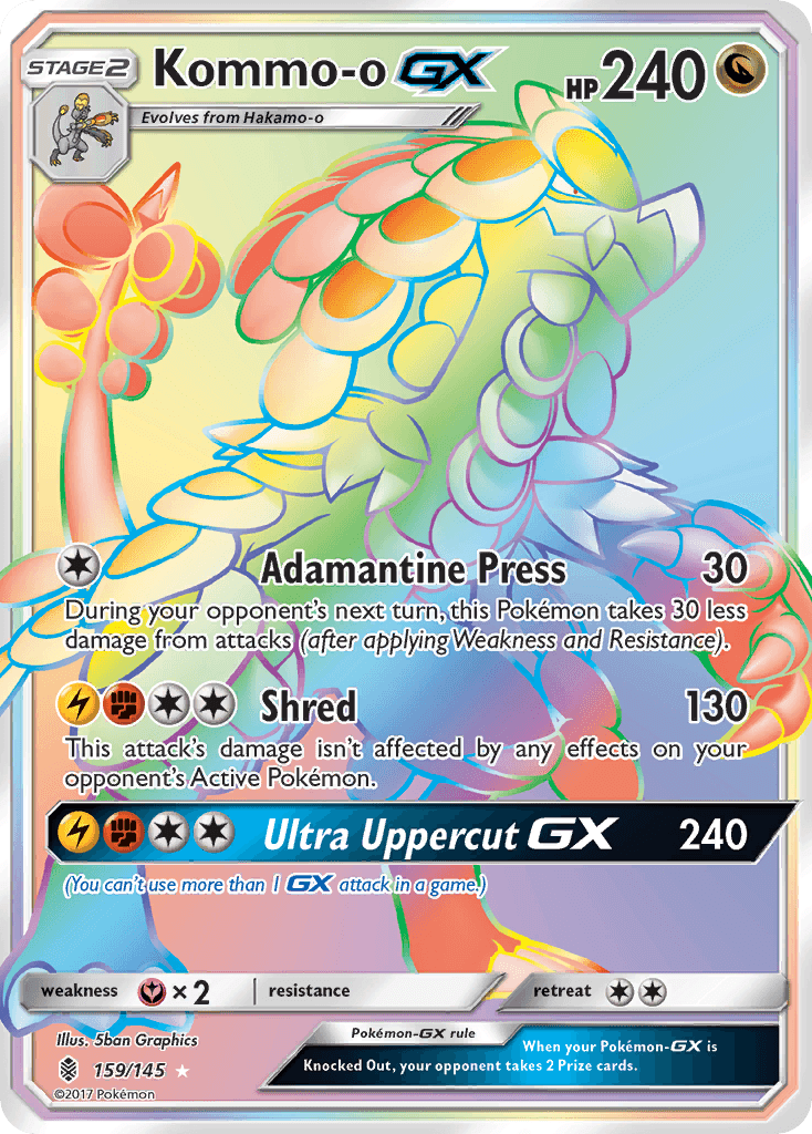 Kommo-o GX (159/145) [Sun & Moon: Guardians Rising] - Doe's Cards