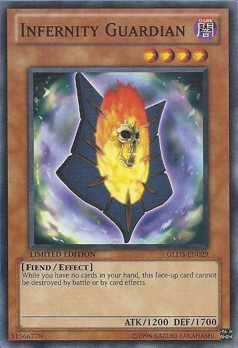 Infernity Guardian [GLD3-EN029] Common - Doe's Cards