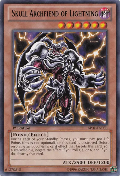 Skull Archfiend of Lightning [BP01-EN006] Rare - Doe's Cards