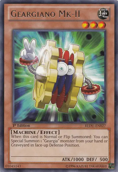 Geargiano Mk-II [REDU-EN027] Rare - Doe's Cards
