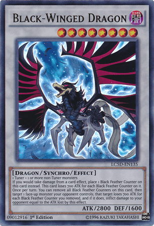 Black-Winged Dragon [LC5D-EN135] Ultra Rare - Doe's Cards