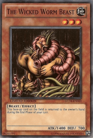 The Wicked Worm Beast [GLD4-EN003] Common - Doe's Cards