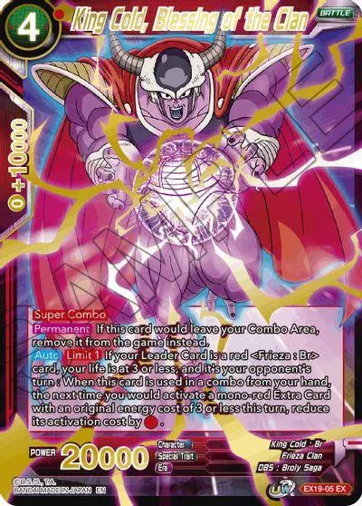 King Cold, Blessing of the Clan (EX19-05) [Special Anniversary Set 2021] - Doe's Cards